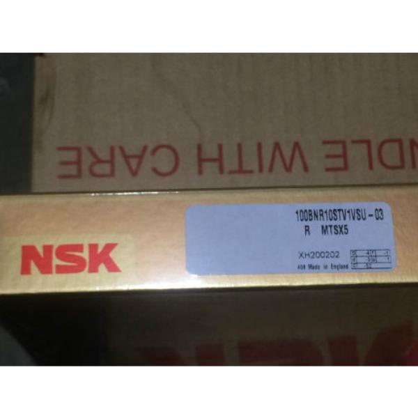 NSK 100BNR10STV1VSU-03   ANGULARCONTACT BEARING.SUPER PRECISION #2 image