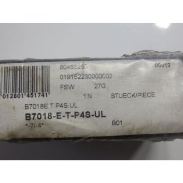 FAG AEROSPACE SUPER PRECISION BEARINGS B7018-E-T-P4S-UL FAFNIR 3MM9118WI DUL #3 image