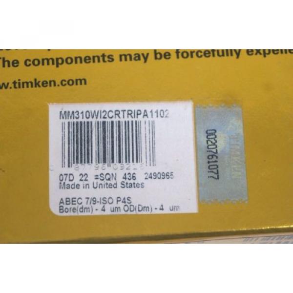 NEW TIMKEN MM310WI2CRTIPA1102 SUPER PRECISION BEARING #4 image