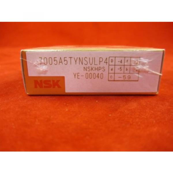 NSK Super Precision Bearing 7005A5TYNSULP4 #2 image