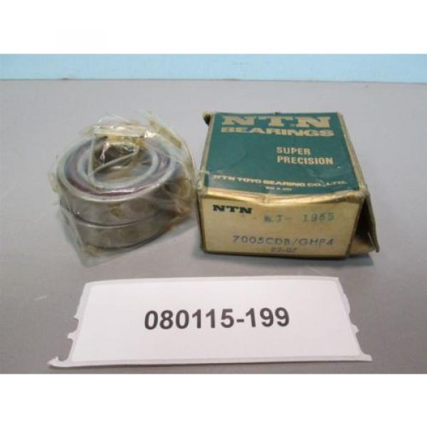 NTN Super Precision Bearing 7005CDB/GHP4 0.03 Manhurin Traminer New Old Stock #1 image