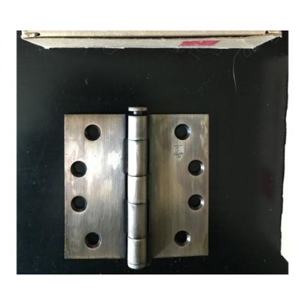 NEW 4 x 4 in. 1279 (10B) Plain Bearing Square Door Hager Hinges Antique #1 image