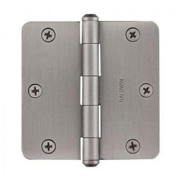 Baldwin BR7023 Plain Bearing Mortise Hinge Door Hinge 3 1/2 x 3 1/2 ;Polished Ch #1 image