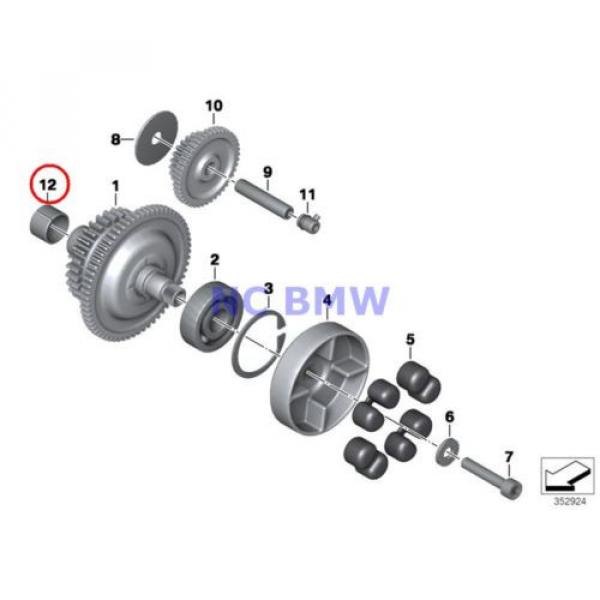 BMW Genuine Alternator-Starter One-Way Clutch Plain Bearing 20X23X15 A40 K48 #1 image