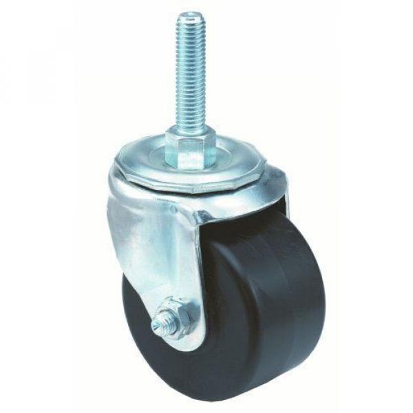 E.R. Wagner Stem Caster, Swivel, Polyolefin Wheel, Plain Bearing, 350 lbs 3&#034; #2 image