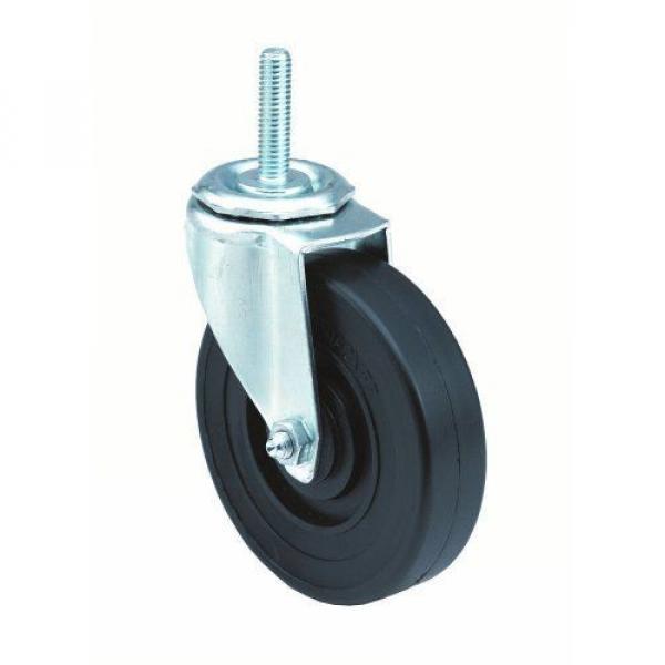 E.R. Wagner Stem Caster, Swivel, Polyolefin Wheel, Plain Bearing, 280 lbs 5&#034; #1 image