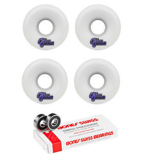 OJ III Skateboard Wheels Plain Jane Keyframe 58mm 87A W/ Bones Swiss Bearings #1 image