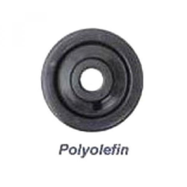 Solid Polyolefin 6&#034; x 2&#034; Wheel 1-3/16&#034; Bore (NO BEARING)  Plain Bore Solid Wheel #1 image