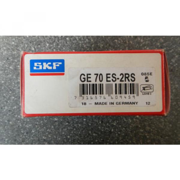 SKF Radial spherical plain bearings : GE 70 ES-2RS (70x105x49) Steel/Steel #1 image
