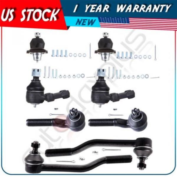 8 Pcs/Set New Ball Joint Suspension Tie Rod End Kit for Nissan 720 RWD #1 image