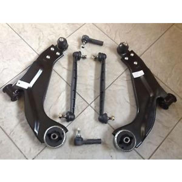 JAGUAR X TYPE 01&gt;FRONT LOWER WISHBONES SUSPENSION ARMS+2 LINKS+2 TRACK ROD ENDS #1 image