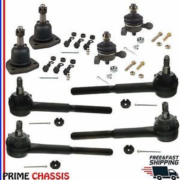 8 PC KIT Ball Joints Tie Rod Ends Chevrolet BelAir Camino Impala Caprice 65-70 #1 image