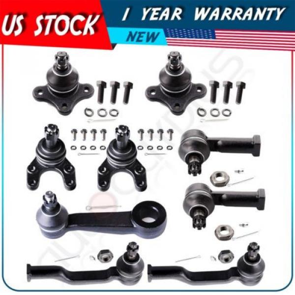 9 Pieces Suspension Tie Rod End Ball Joints Set for 1992-1993 Mazda B2600 RWD #1 image