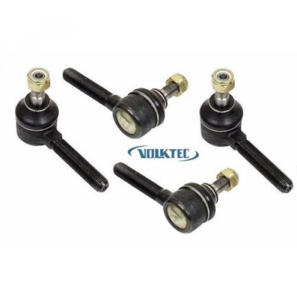 (Set of 4) Tie Rod End Kit VW Volkswagen Transporter Bus Van Bay Window 1968-79 #1 image