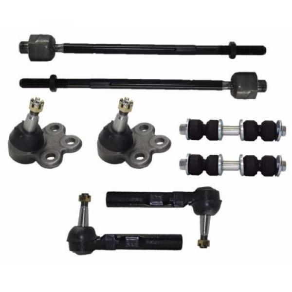 8 Piece Kit Ball Joints Sway Bar Ends Tie Rod Ends for Buick Chevy Pontiac Aztek #2 image