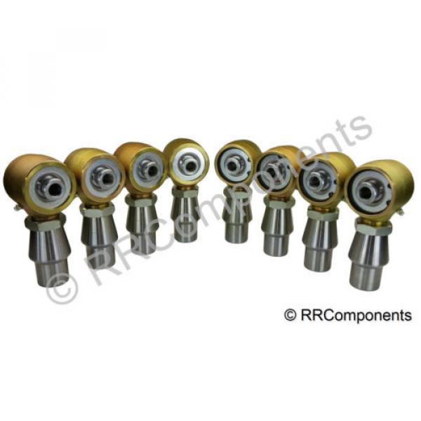 4-Link 1-1/4&#034; x 9/16 Bore Chromoly Rod Ends, Heim Joints(Fits 2&#034; x.250 Tube)Rock #1 image