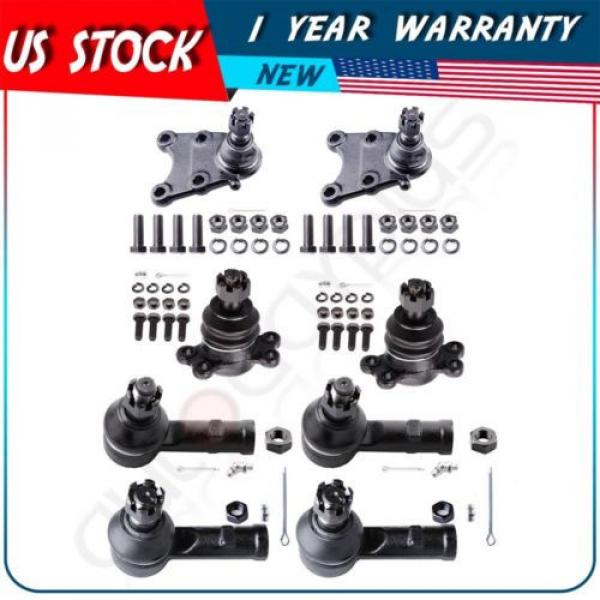 8 Pieces Suspension Kit for 1987-1991 Isuzu Trooper Tie Rod End Ball Joint #1 image