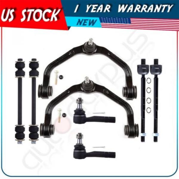 8 Pieces Suspension Tie Rod End ball joint kit for 98-04 2WD Ford Ranger #1 image