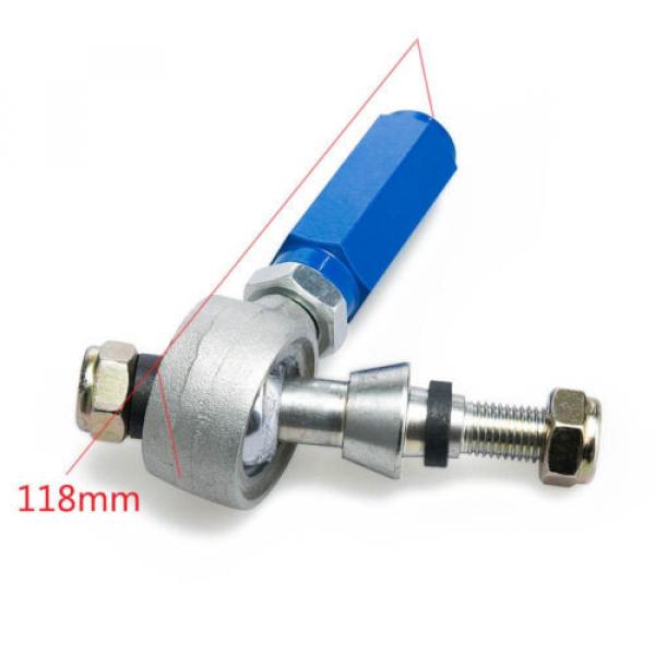 Racing Rear Suspension Adjustable Outer Tie Rod Ends Fit For Nissan/Datsun 240SX #5 image