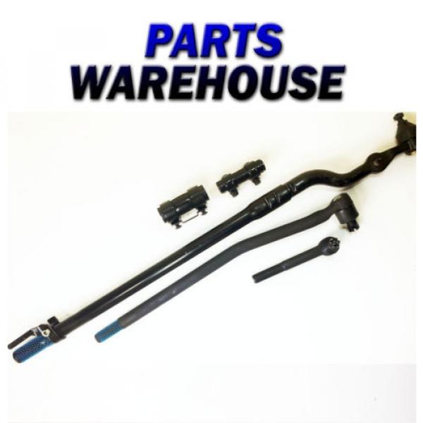 5 Piece Suspension Set Ford F250 F350 1999-04 Tie Rod Ends 1 Year Warranty #1 image