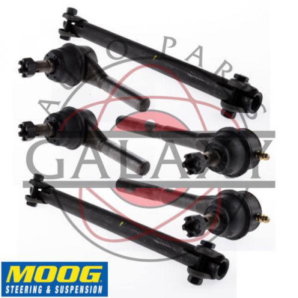 Moog New Outer &amp; Inner Tie Rod Ends &amp; Sleeves For Town Car Crown Vic Grand Mar #1 image