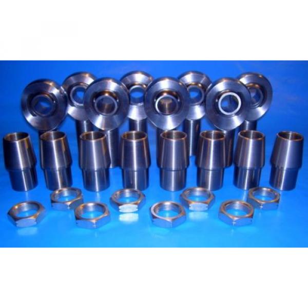 4-Link 1-1/4 x 1&#034; Bore Chromoly Rod Ends, Heim Joints (Fits 2&#034; x .250 Tube) 1.25 #1 image