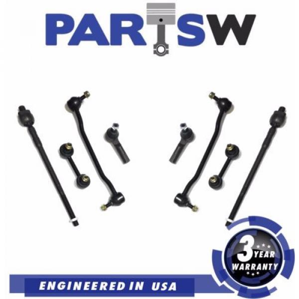 8 Pc Kit Tie Rod Ends Front Sway Bar Links for Nissan Altima Maxima 2Yr Warranty #1 image