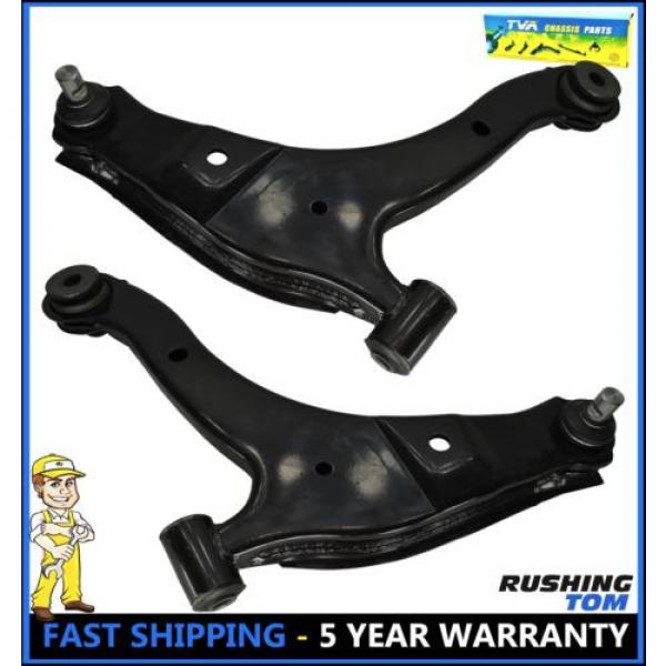 00-05 Dodge Neon 6 Pc Kit Front Lower Control Arms Inner &amp; Outer Tie Rod Ends #2 image