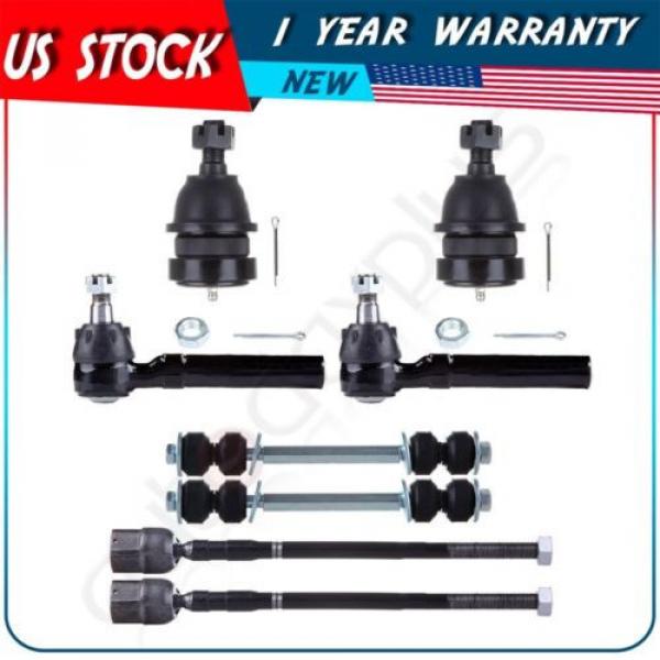 8PCS Suspension Ball Joint Tie Rod Ends Kit for 1994-2004 Ford Mustang #1 image