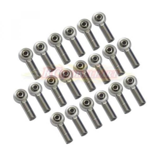 20pcs Aluminum M3 Link Rod End Ball Joint CW CCW for 1/10 RC Car Crawler Buggy S #2 image