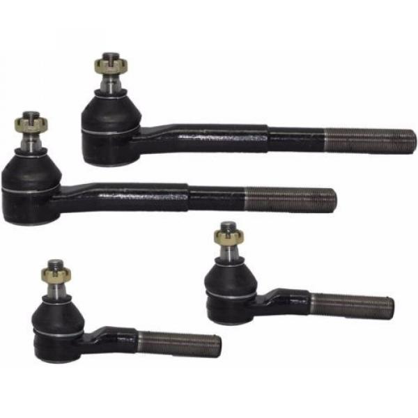 8 Piece Set Ball Joints Tie Rod Ends Dodge Ram 1500 2Wd 94-96 1 Year Warranty #3 image