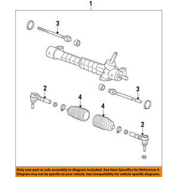 GM OEM Steering Gear-Inner Tie Rod End 20995477 #1 image