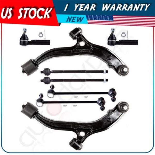 8 PCS New Front Suspension Kit Tie Rod Ends for 1996-2000 DODGE CARAVAN #1 image