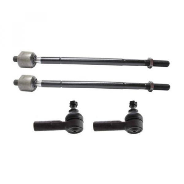 4 Pc Front Steering Kit for Lexus Toyota Avalon Camry Inner &amp; Outer Tie Rod Ends #2 image