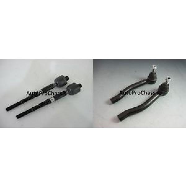 2 INNER 2 OUTER TIE ROD END NISSAN MARCH TIIDA VERSA ALMERA 2012-2013 #1 image