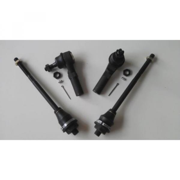 4 Pc Tie Rod End Kit - Chevy Avalanche 2500/Gmc Sierra 1500/Hummer 01-10 1Y Wrty #1 image