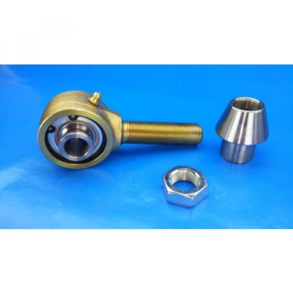 RH 3/4&#034;-16 x 5/8&#034; Bore, Chromoly Rod End, Heim Joints (Bung 1-1/2 x .120)  Flex #1 image