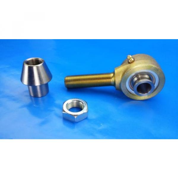 RH 3/4&#034;-16 x 5/8&#034; Bore, Chromoly Rod End, Heim Joints (Bung 1-1/2 x .120)  Flex #2 image