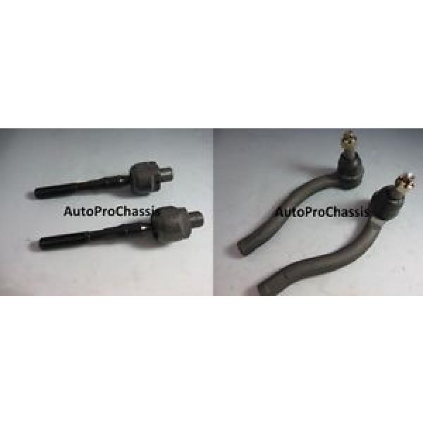 2 OUTER 2 INNER TIE ROD END FOR INFINITI G35 G37 07-11 4WD #1 image