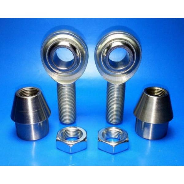 Panhard Rod End Kit 1/2&#034;-20 Thread x 1/2&#034; Bore, Heim Joints  (Bungs 1.00 x .065) #1 image