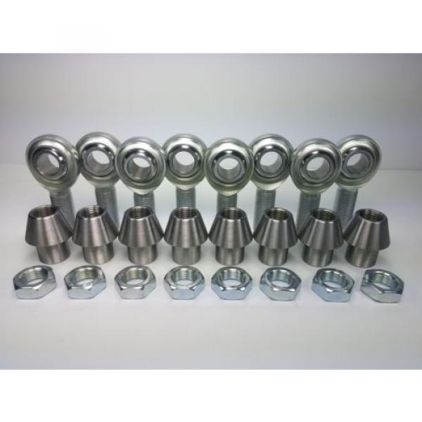 3/4-16 Thread x 5/8 Bore Rod Ends, Heim Joints (Fits 1-1/2 x .250 Tube) 4-Link #1 image