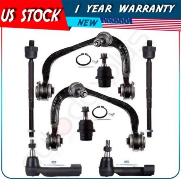 8pcs Suspension Control Arm Tie Rod Ends Ball Joints for 2009-2014 Ford F-150 #1 image