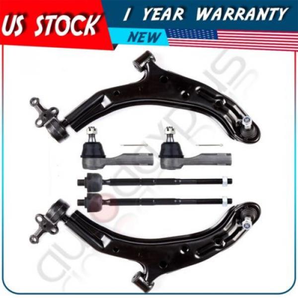 6 Front Lower Ball Joint Tie Rod Ends Suspension Kit for 2002-2006 Nissan Sentra #1 image