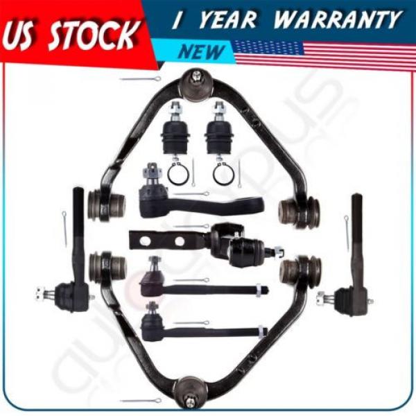 Front Upper Control Arm Tie Rod End Suspension Kit for 97-02 Ford Expedition 2WD #1 image