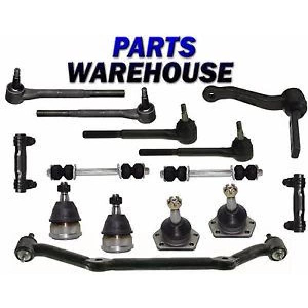 14 Pc Kit Front Lower &amp; Upper Ball Joints Inner &amp; Outer Tie Rod Ends Center L... #1 image