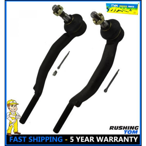 Chevy Trailblazer GMC Envoy 16MM THREAD (2) PC Front Outer Tie Rod Ends #1 image