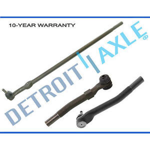 3pc: Drag Link and Outer Tie Rod End Links for Ford F-250 F-350 Super Duty 4WD #1 image