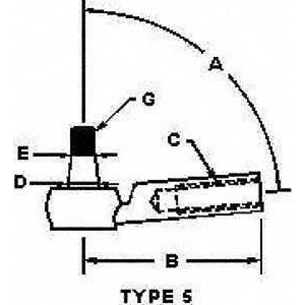 Elgin ES2199R Steering Tie Rod End, Inner Dodge D-50 Mitsubishi Mighty Max #1 image