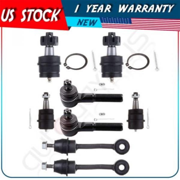 8PCS Suspension Front Ball Joint Tie Rod End for 1996-1998 JEEP GRAND CHEROKEE #1 image