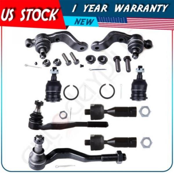 Front Suspension Ball Joints Outer Inner Tie Rod Ends For 98-04 Toyota Tacoma #1 image